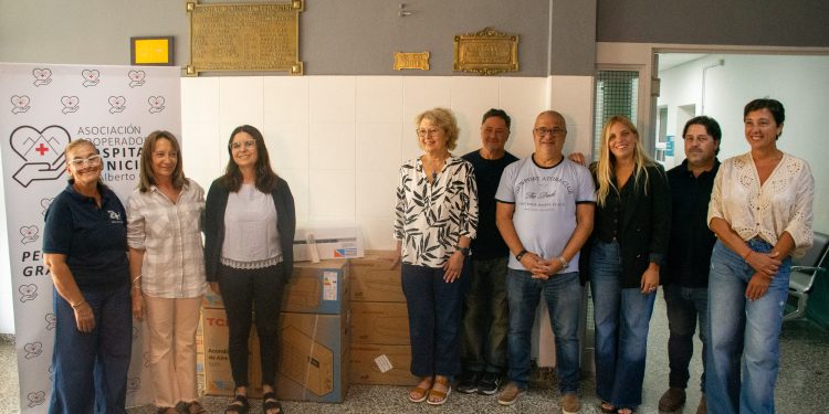 El Hospital Municipal incorporó ocho aires acondicionados gestionados ante la Fundación Banco Provincia