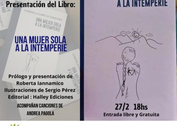 Presentación del libro «Una mujer sola a la intemperie» de Gabriela García Sánchez en Villa Ventana
