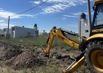 Avanza la dotación de servicios en la ampliación urbana de Tornquist