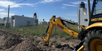 Avanza la dotación de servicios en la ampliación urbana de Tornquist