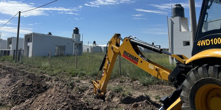 Avanza la dotación de servicios en la ampliación urbana de Tornquist