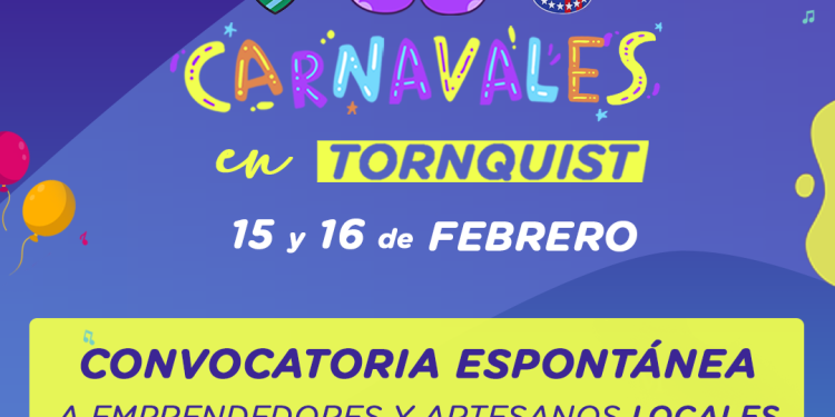 Convocatoria a emprendedores y artesanos locales para los Carnavales de Tornquist