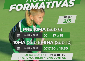 Hockey: Las divisiones Formativas de Unión inician su actividad