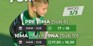 Hockey: Las divisiones Formativas de Unión inician su actividad