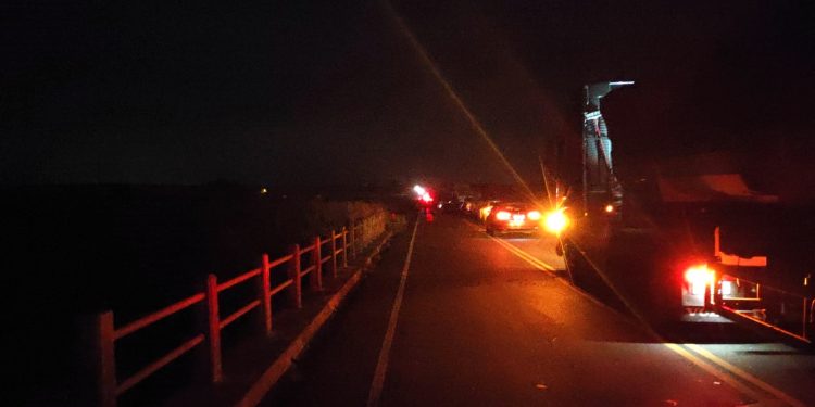 Ruta 51: Madrugada de caos, aislamiento y abandono tras un fuerte choque en la zona de puentes