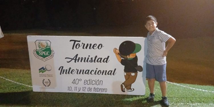 Golf: Gran inicio de Tobías García en el 40° Torneo Internacional Amistad Birdies