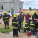 Bomberos rescataron a una persona en planta de silos de Tornquist