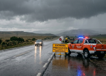 Alerta por condiciones climáticas y estado de calzada en Ruta 72