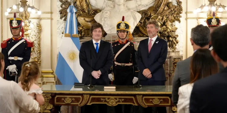 Mahiques asumió como nuevo ministro de Justicia de Javier Milei, en lugar de Cúneo Libarona