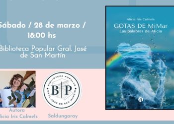 Saldungaray: Alicia Iris Calmels presenta «Gotas de Mi Mar», un testimonio de resiliencia y esperanza