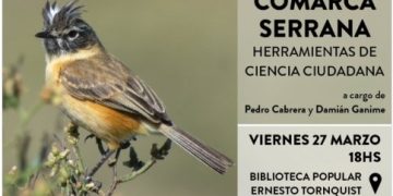 Ornitología y ciencia ciudadana en Tornquist: Charla abierta y gratuita sobre las aves de la comarca serrana