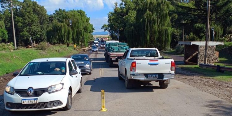 Circular con precaución: cortes intermitentes en el ingreso a Sierra de la Ventana por Ruta 72