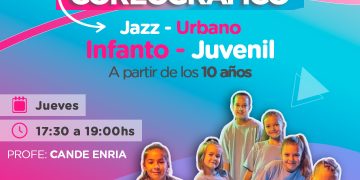 Tornquist: Comienza un Taller Coreográfico de jazz y urbano infanto-juvenil