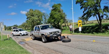Precaución en el ingreso a Sierra de la Ventana: una camioneta obstruye media calzada en la ruta 72