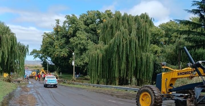 Fue nuevamente habilitado el puente de ingreso a Sierra de la Ventana por Ruta 72