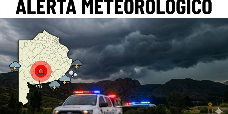 Alerta Meteorológica: Lunes de tormentas fuertes, ráfagas y ocasional caída de granizo en la Comarca y el país