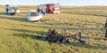 Accidente en Ruta 72: Una mujer resultó herida tras impactar contra una alcantarilla 