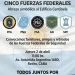Se estaría gestando para el 2 de abril una protesta conjunta de las cinco fuerzas federales