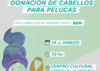 Jornada solidaria en Sierra de la Ventana: Donación de cabellos para pelucas