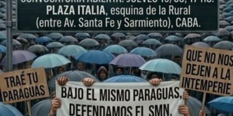 «Nos vamos a ver afectados todos los ciudadanos»: el llamado al «paraguazo» en defensa del Servicio Meteorológico
