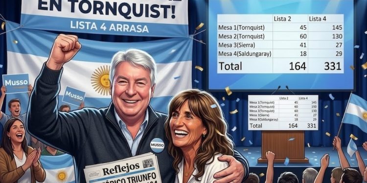 Contundente triunfo de la Lista 4: «Tito» Musso es el nuevo presidente del PJ de Tornquist