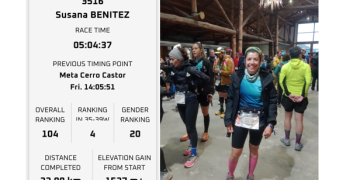 Orgullo serrano en el Fin del Mundo: Susana Benítez brilló en la UTMB Ushuaia