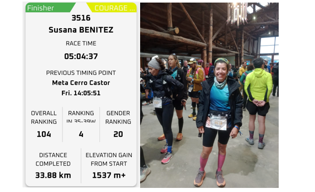 Orgullo serrano en el Fin del Mundo: Susana Benítez brilló en la UTMB Ushuaia