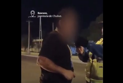 Inconsciente al volante en Chubut; Fue detenido dos veces en 14 días por alcoholemia positiva grave