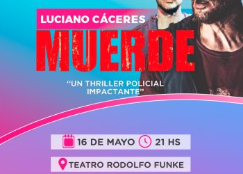Luciano Cáceres llega a Tornquist con su unipersonal Muerde