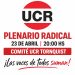 La UCR de Tornquist convoca a su segundo plenario local para definir líneas de acción