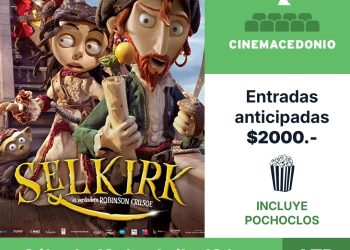 Cine en la biblioteca de Villa Ventana