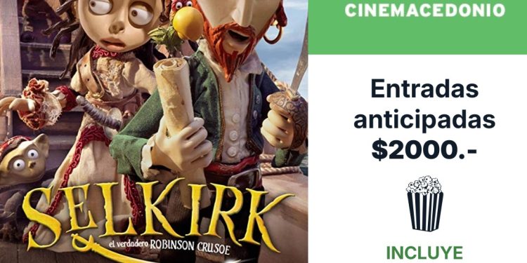 Cine en la biblioteca de Villa Ventana