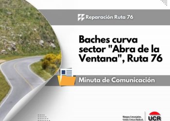 Nueva vertiente en el Abra de la Ventana: la UCR solicita obras urgentes en la Ruta 76