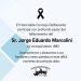 Participación por el fallecimiento de Jorge Eduardo Marcolini