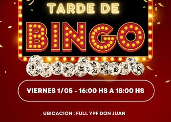 Tarde de Bingo en la Full de YPF Don Juan: Una propuesta diferente para este viernes
