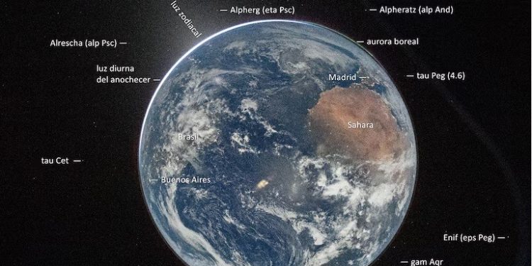Desde Venus hasta Buenos Aires y varias ciudades argentinas: qué muestra la primera foto de la Tierra de Artemis II