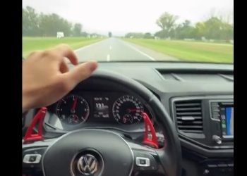 Manejó a casi 200 Km/h, se filmó y lo subió a redes: Será inhabilitado