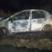Susto en la Ruta 76: un auto sufrió pérdidas totales tras incendiarse a primera hora de la mañana