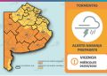 Emergencia meteorológica: Alerta naranja en Tornquist y suspensión de actividades municipales