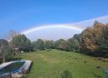 El espectáculo de la naturaleza en Villa Ventana: entre el arco iris y la inminente llegada de la nieve