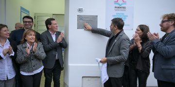 Bianco y Chalde inauguraron el Centro Universitario de Coronel Dorrego