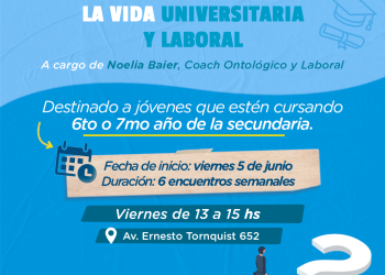 La secundaria está terminando, ¿y ahora qué?: Llega un taller de introducción a la vida universitaria y laboral