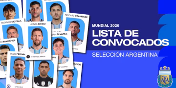 Lionel Scaloni dio a conocer la lista de 26 convocados de la selección argentina para el Mundial 2026