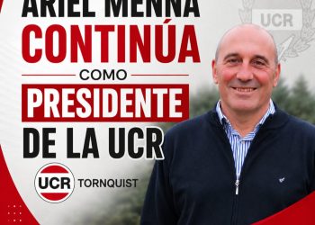 Ariel Menna fue consagrado como el nuevo presidente de la UCR de Tornquist