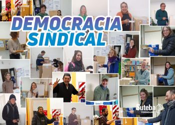 Contundente respaldo a la Lista Celeste en las elecciones de SUTEBA Tornquist