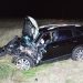 Fuerte choque entre un automóvil y un camión sobre la Ruta 51.