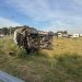 Un fuerte choque entre un camión y una camioneta en la Ruta 33 dejó dos heridos