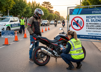 Tolerancia cero a los escapes libres: Se aprobó la ordenanza que prevé severas multas y el secuestro inmediato de motos