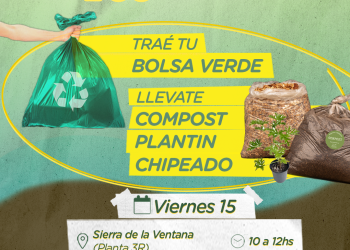 Se viene una jornada de ecocanje en Tornquist y Sierra de la Ventana
