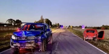 Grave choque múltiple en la Ruta 3: una persona herida tras un impacto en «sándwich»